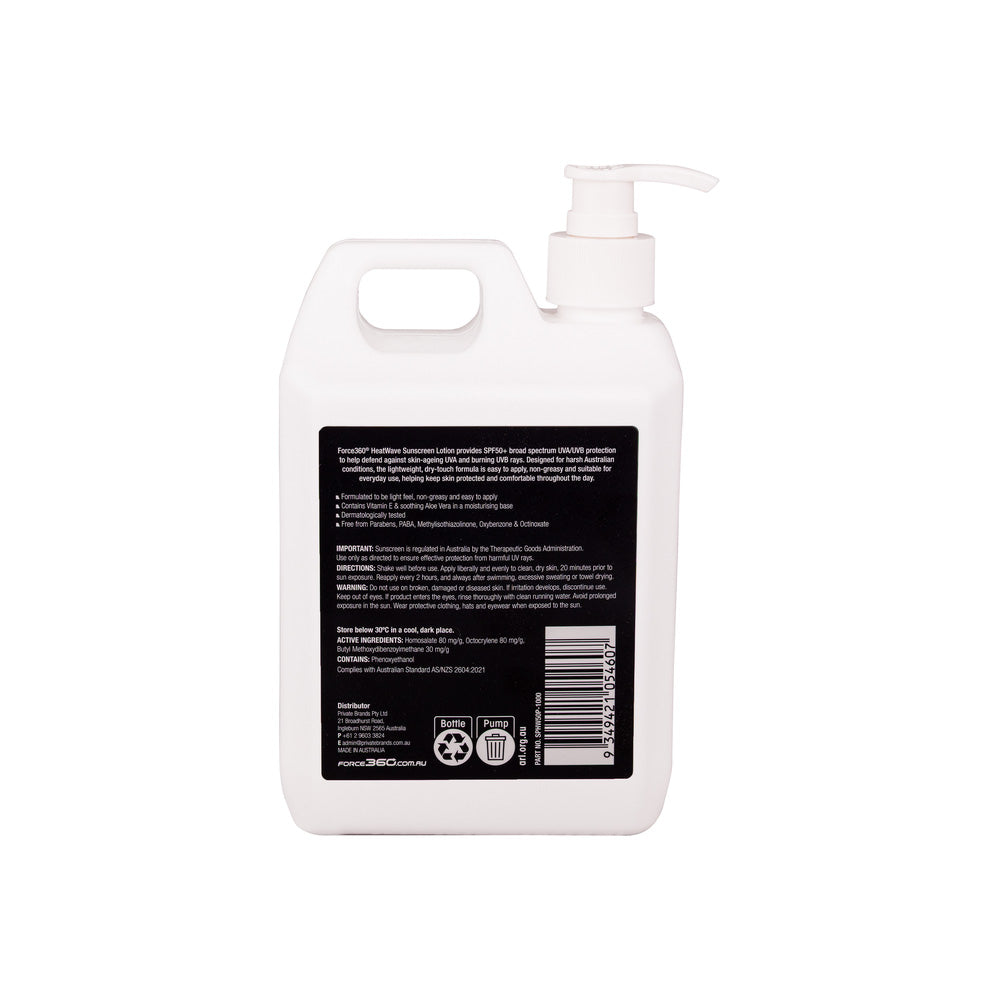 Sunscreen Force360 Heatwave 50+ 1 L Pump_620215_SPHW50P-1000