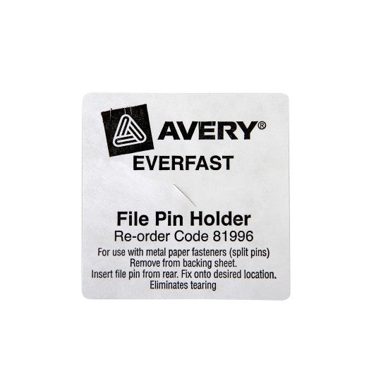 Avery Pin Holder White Everfast File Pack 300_1005667_20859