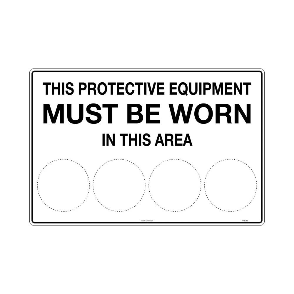 Sign This Protective Equipment Must Be Worn In This Area C/flute 900x 600_489333_100ELC-S6