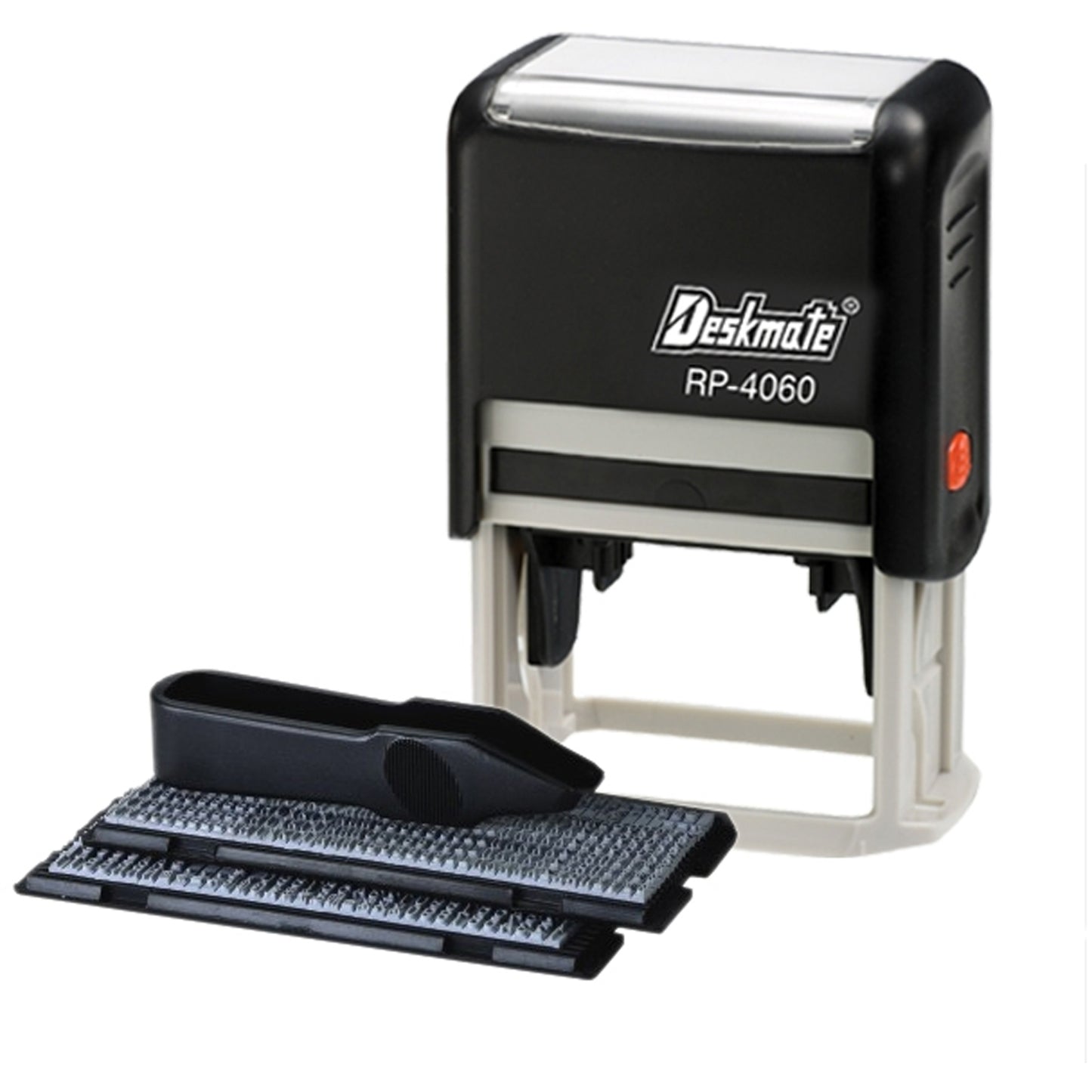 Deskmate RP2359 DIY Stamp Kit 6 Lines 3mm/4mm Text 23x59mm Black_1010664_0378610