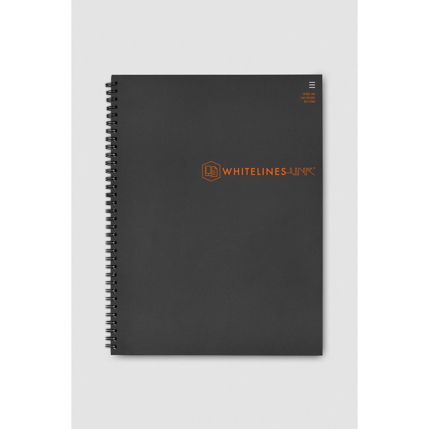 Whitelines Spiral Notebook 8mm A4 80gsm 120 Pg 1044787 47264