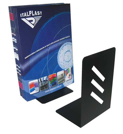 Italplast Metal Bookends Black_1045090_38261