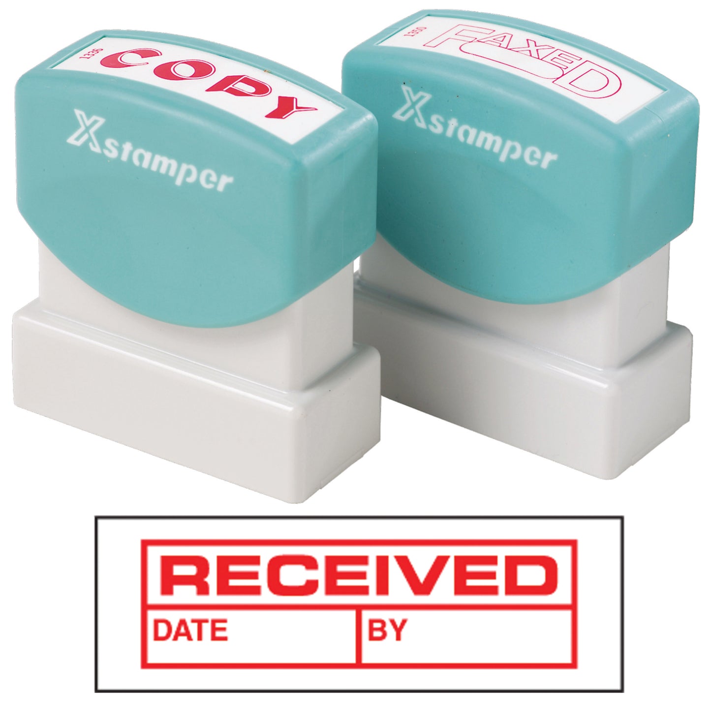 X-Stamper CX-BN 1680 Stamp Received Date By 42X13mm Red_1045545_5016802