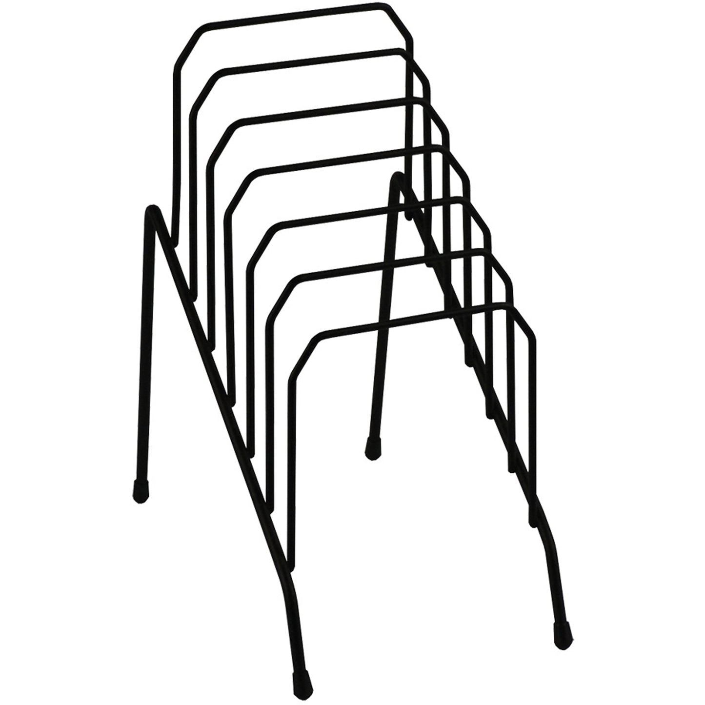 Italplast Step File Organiser 6 Slots Black_1046046_37637