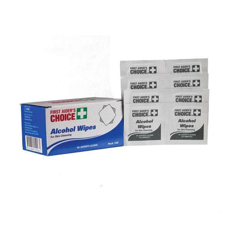 Alcohol Wipes 100 Pack 1047268 aw7100