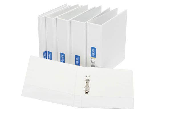 Bantex Binder Insert Ring A4 4D 16mm White 39333928 38365