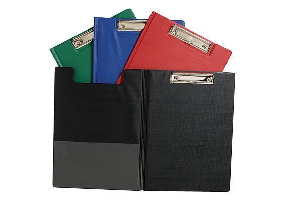 Marbig Clipfolder Foolscap Pe With Cover Red 39410024 4300503