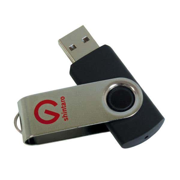 Shintaro Usb 16Gb Rotating Pocket Disk Usb2.0 1052108 08SHR16GB