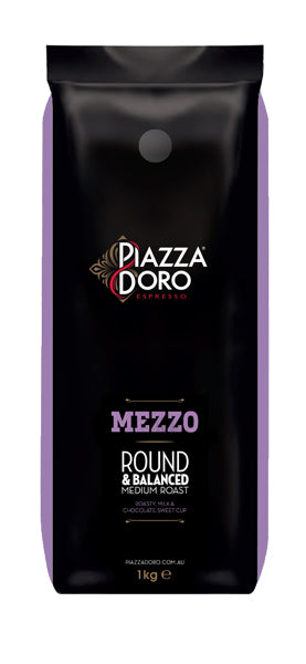 Piazza Doro Mezzo Espresso/medium Roast Coffee Beans 1kg_1052605_4055018