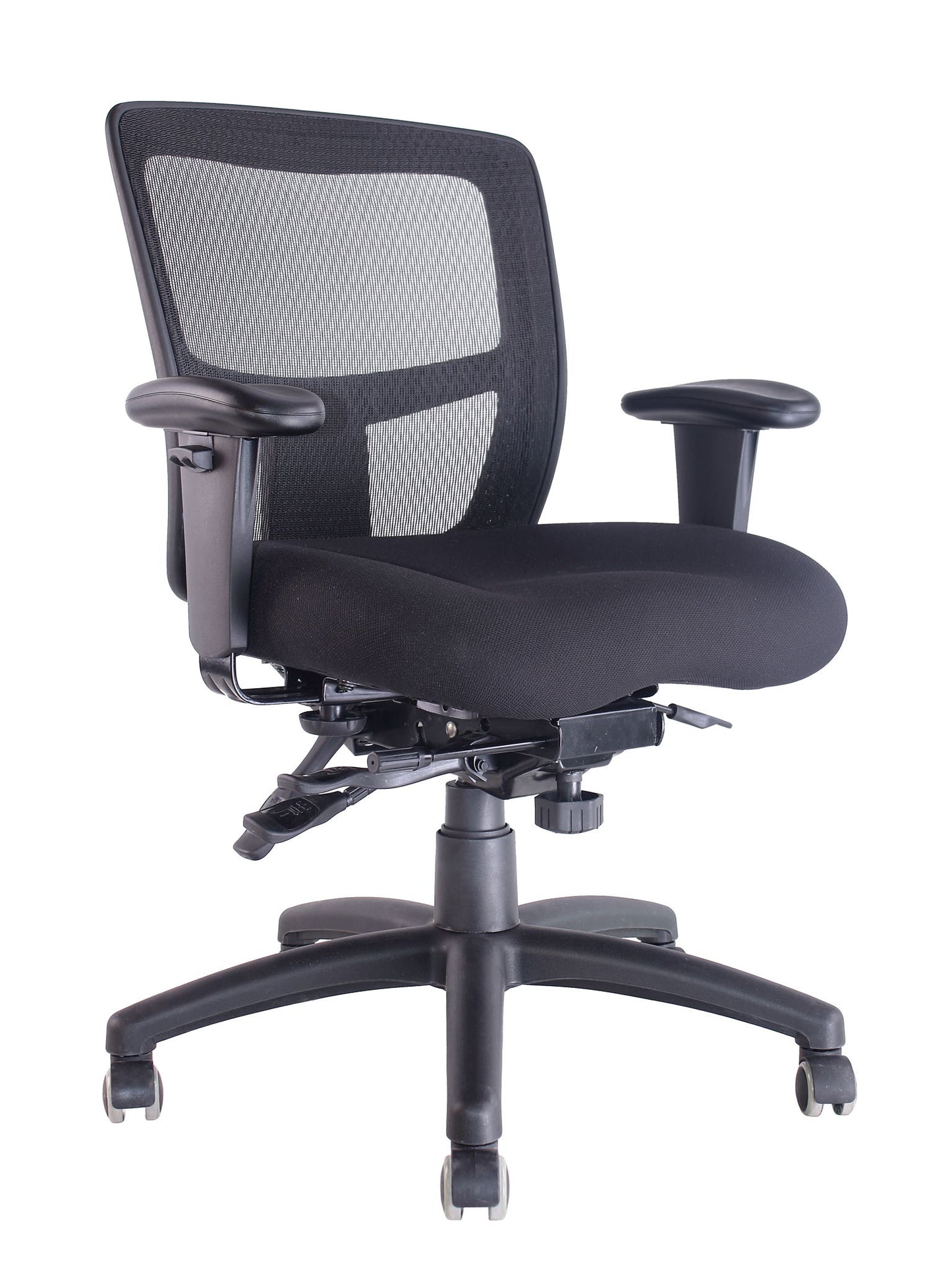 Rapid Ergo Heavy Duty Mesh Chair Fully Ergo 165Kg With Arms- Qca Recommende 1052820 ERGO TASK WITH ARMS