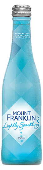 Mount Franklin Sparkling Water 330ML Glass Bottle (24)_1052953_953047