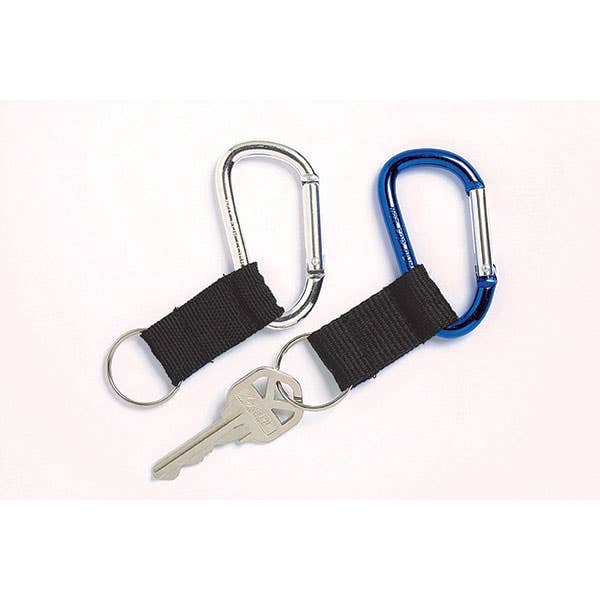 Rexel Id Carabiner Key Rings 2Pk 1053893 45037
