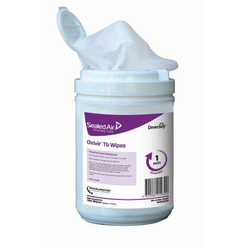 Oxivir TB Hospital Grade Disinfectant Cleaner Odour Neutraliser Wipes 160 1054011 101104557