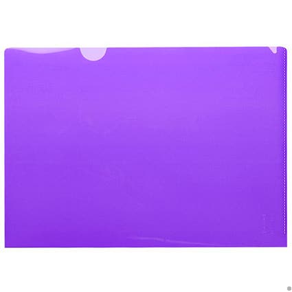 Marbig Letter File A4 Pp Two Side Opening Purple 105601109 2004319