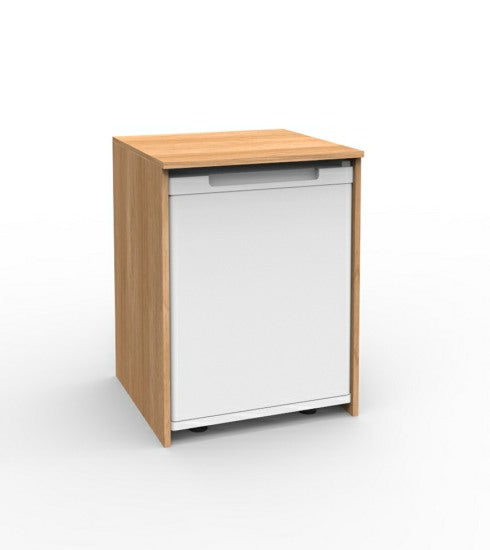 Bar Fridge Shell 570mmw X 585mmd X 850mmh Euro Oak_1056481_BRFR-EO-ST