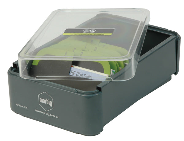 Marbig Business Card Filing Box 400 Cap Black_39433000_87036