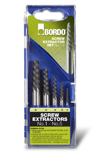 Extractor Set Screw 5 Piece Bordo 93008007 9900-SM1