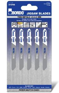 Blade Jigsaw Thin Straight Cut 75mm 1.2T Cut Pk5 T118A Bordo 40052171 7110-31045