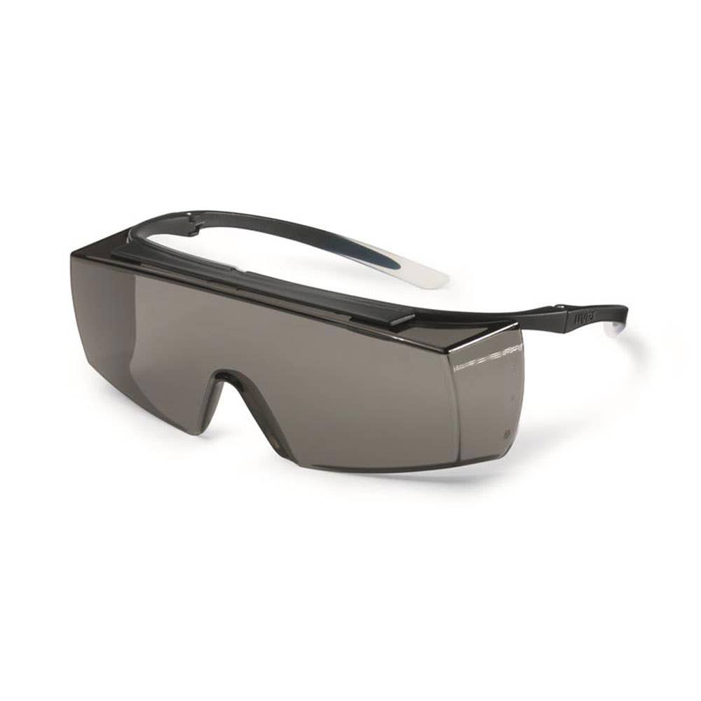 uvex Safety Overglasses Grey Lens Black/Clear Frame 1215012 9169-946
