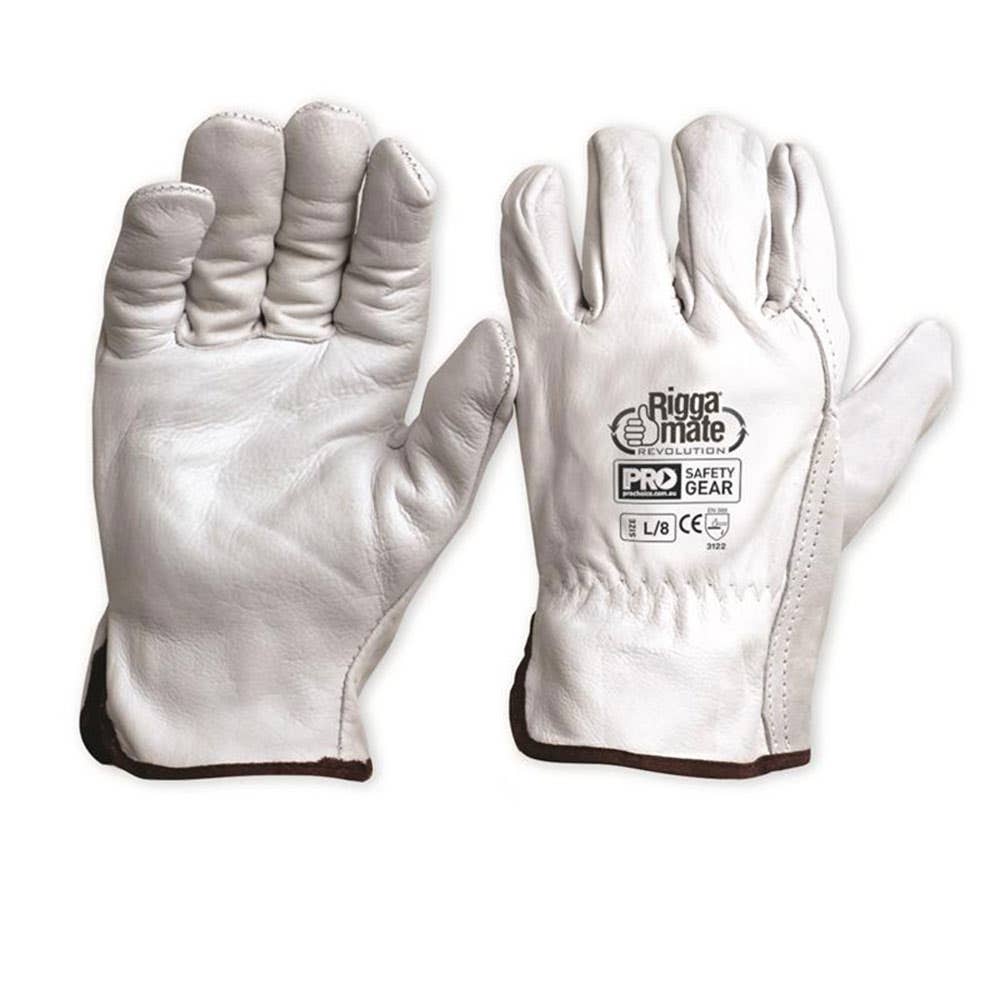 Gloves Riggers A Grade Cow Hide Black Band 3XL_90110518_CGL41A3XL