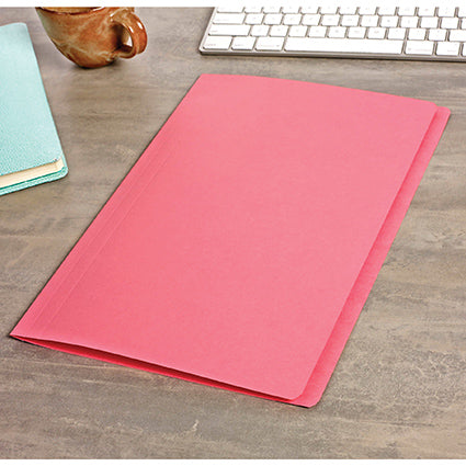 Avery Folders Manilla Foolscap Coloured Box100 Pink_39366022_42100