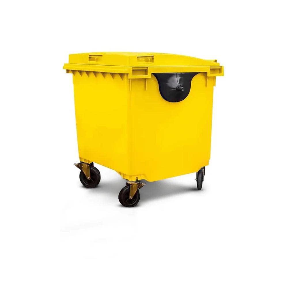 Wheelie Bin Empty 1100lt Yellow_151043_wb1100y