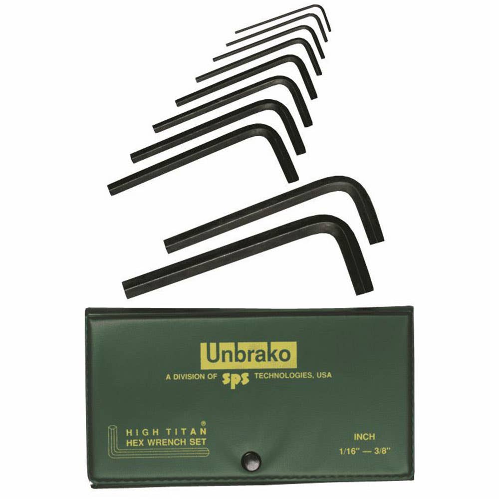 Wrench Hex Set AF Wallet Green Unbrako 159585 WSIA