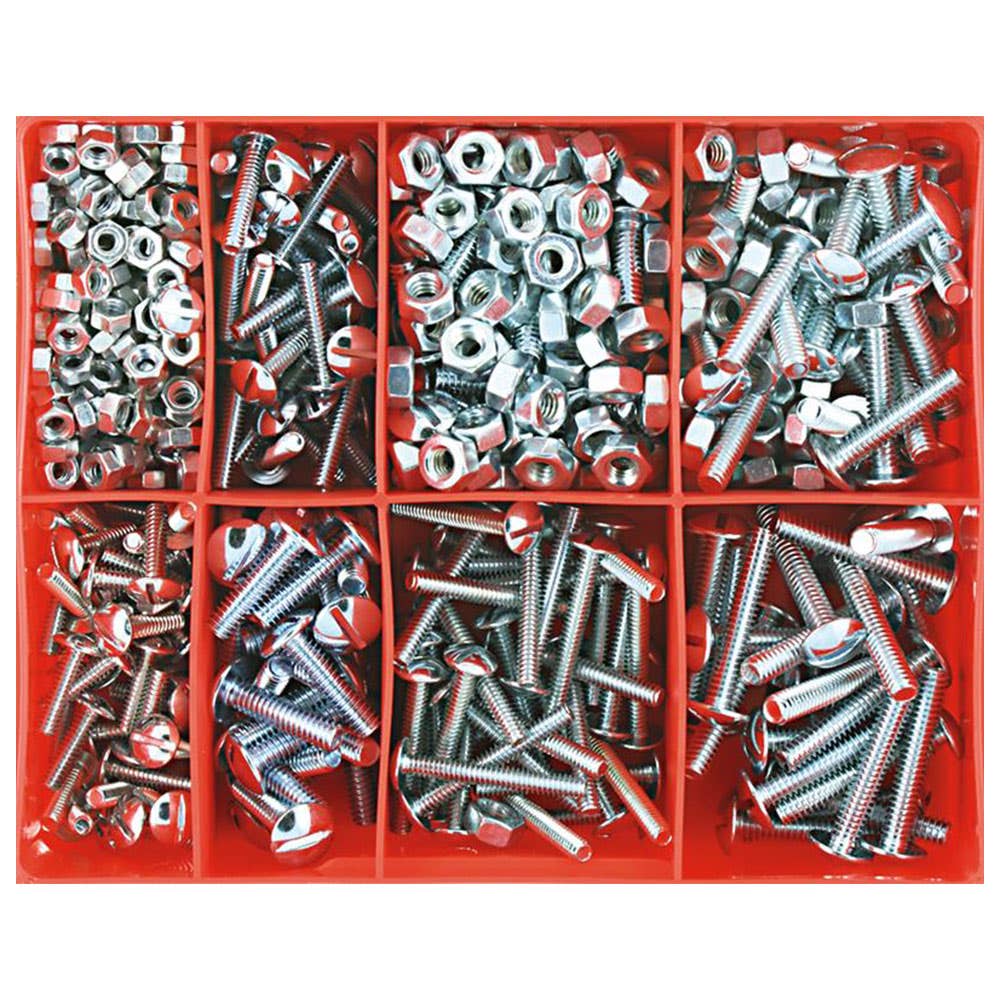 Grab Kit Screw + Nut Roofing Bolts Mush Head BSW 300 Piece 1605006 CA252