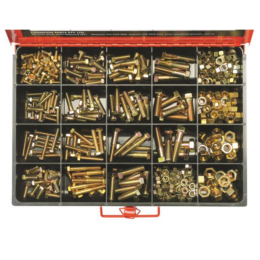 370 Piece Bolts, Set Screws & Nuts Kit Imperial 1607002 CA370