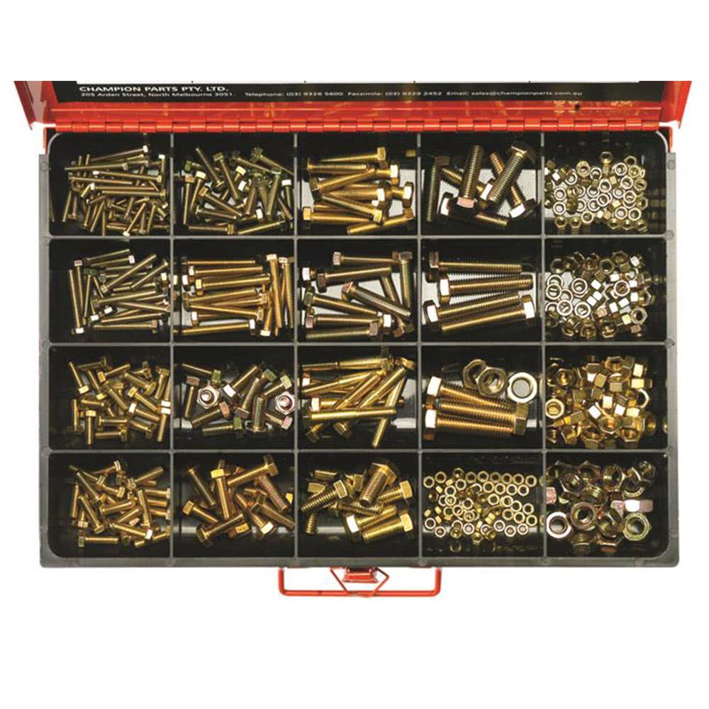 431 Piece Bolts, Set Screws & Nuts Kit Metric 1609004 CA431