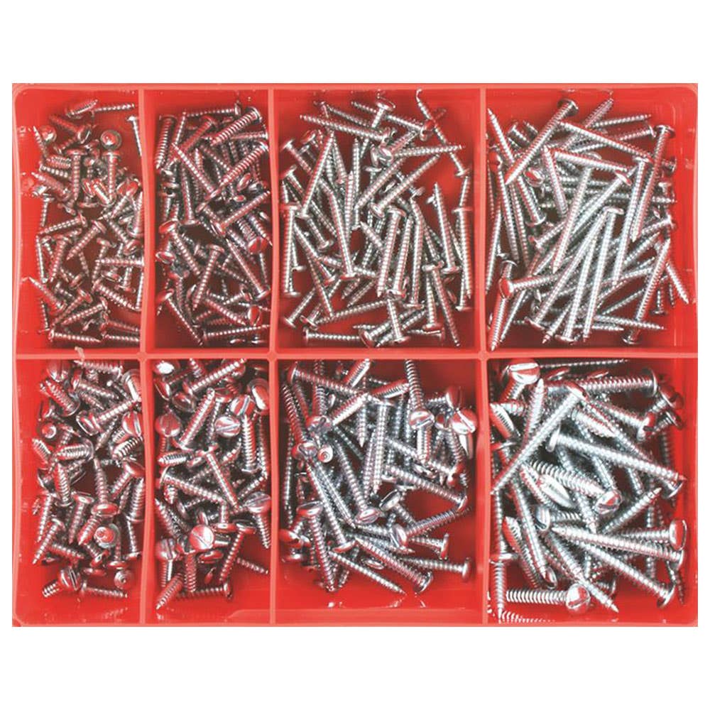Grab Kit Screw Self Tapping Zinc Slot Pan Head 8 Sizes 6-10G 1610006 CA560