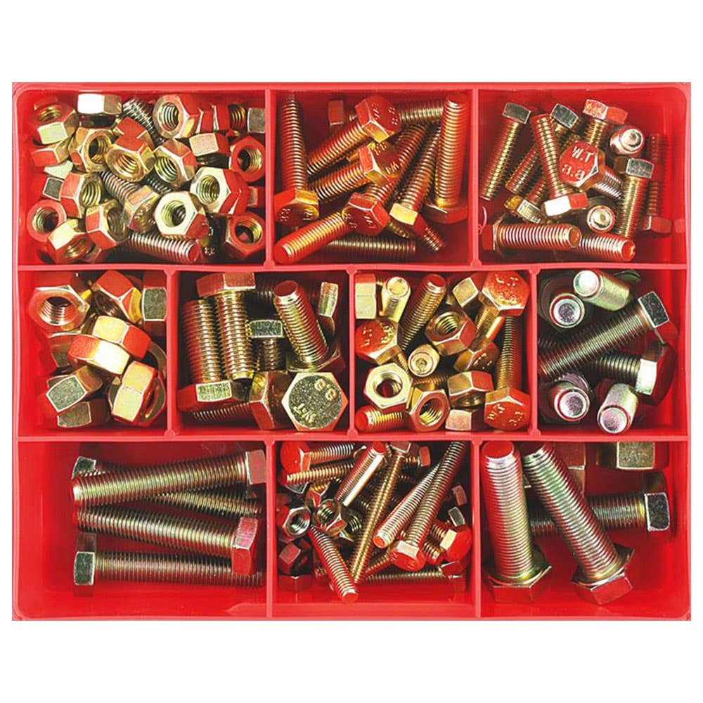 Grab Kit Screw Set Metric Fine + Nut 9 Sizes 139 Piece 1613003 CA1480