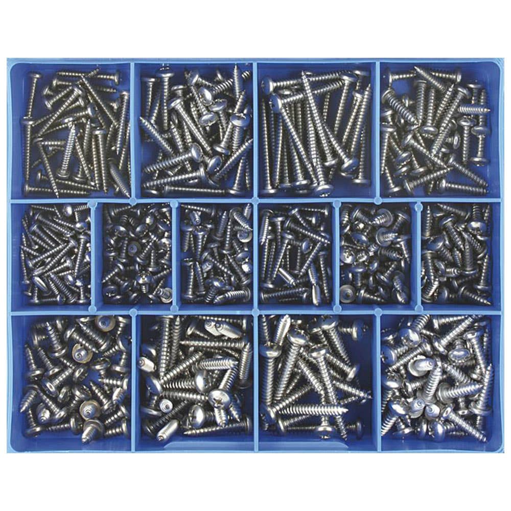Grab Kit Screw Self Tapping Stainless Steel Pan Head 15 Sizes 4-10G 1613005 CA1810