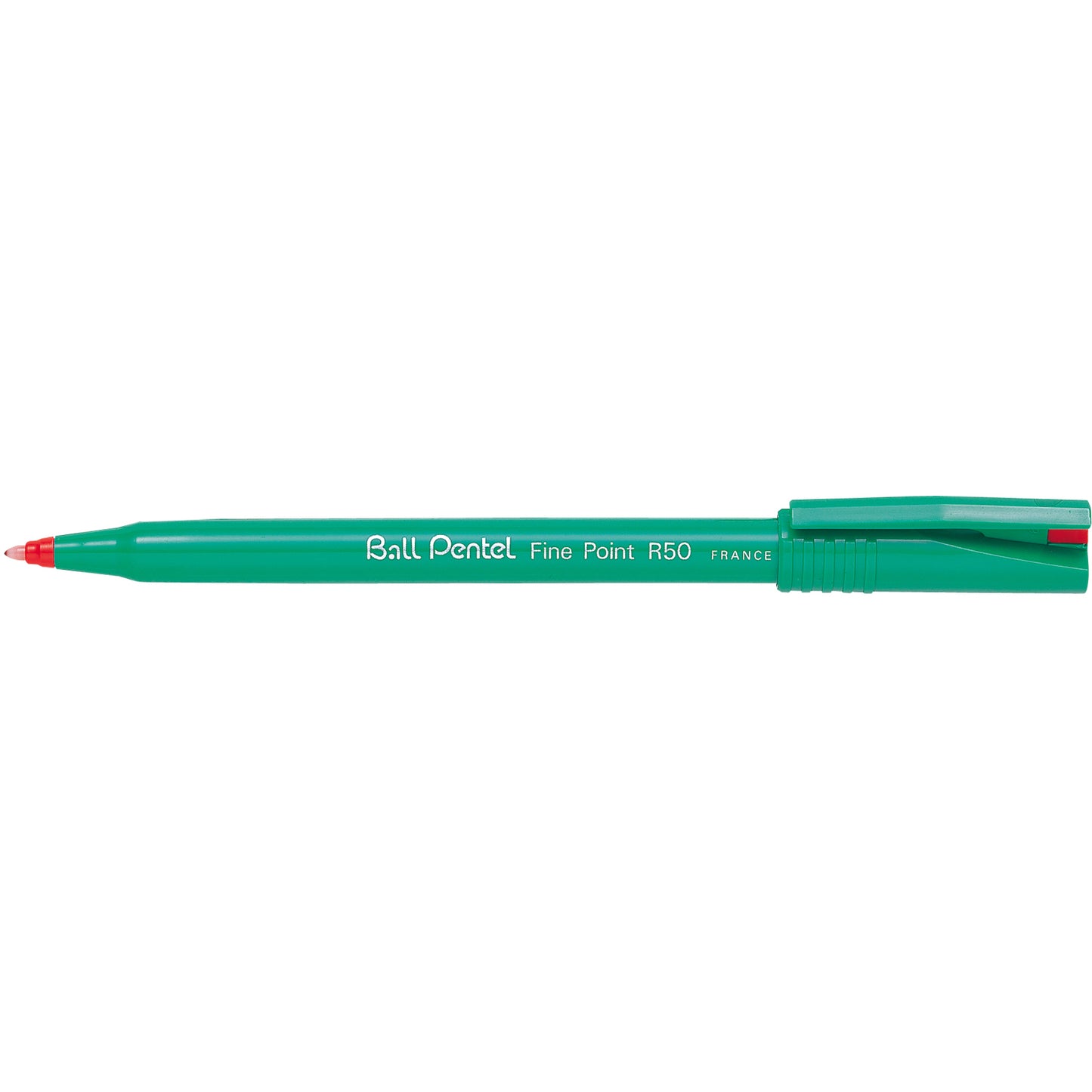 Pentel Rollerball Pen R50 Fine Box 12 Red_16171024_11101