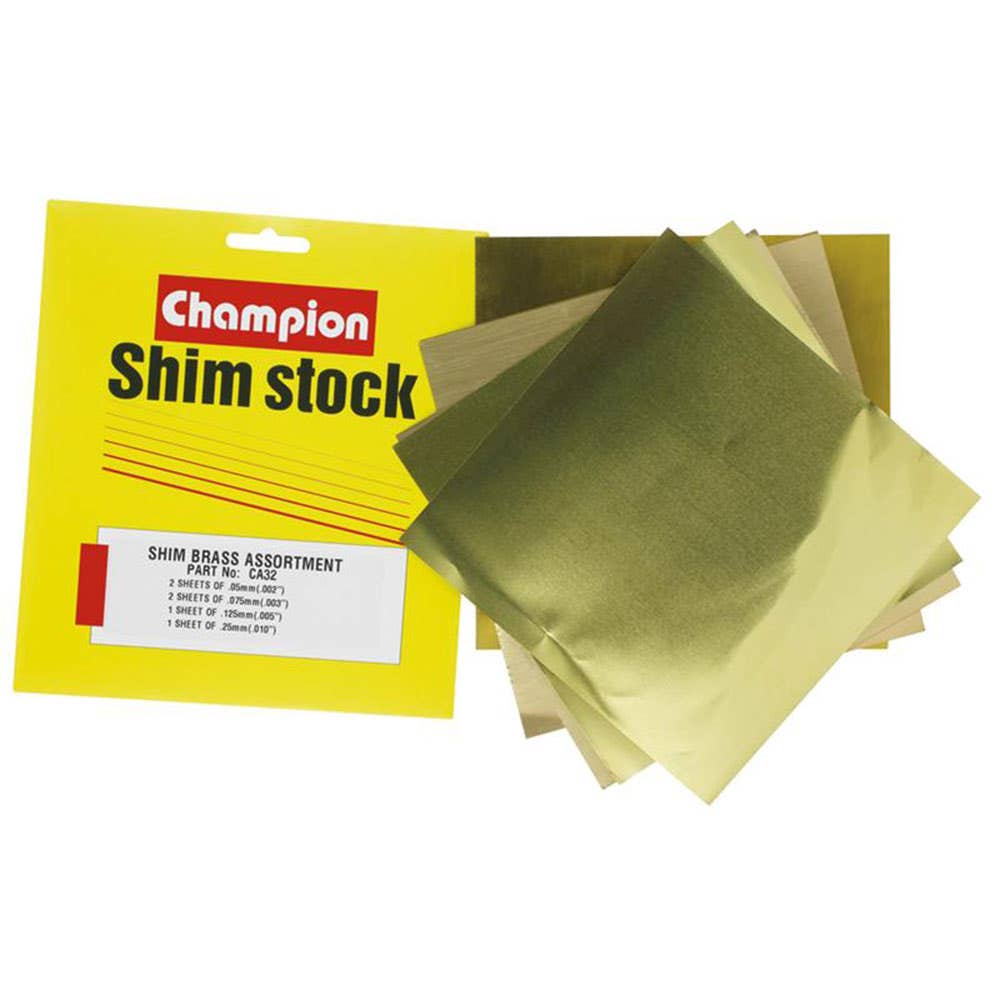 Grab Kit Shim Brass Stock 0.002''-0.010'' 150 x 150mm Sheets 1640002 CA32