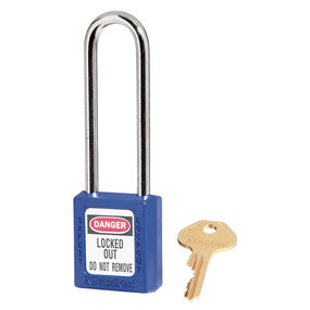 Padlock Lockout Lightweight Zenex KA Blue 91018524 0410LTBLU