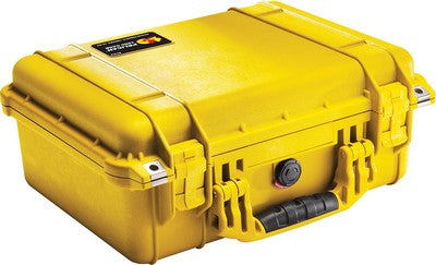 Case Protector No Foam Insert 372 x 260 x 155mm Internal Yellow Pelican 91700116 PE1450YNF