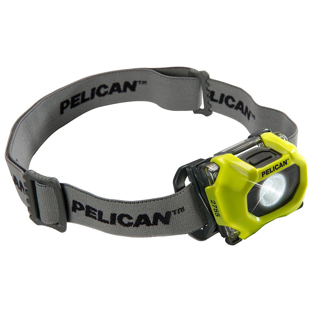 Headlight LED 34-72 Lumens 3 x AAA Intr/Safe 2755 Pelican 193589 PE2755YG2
