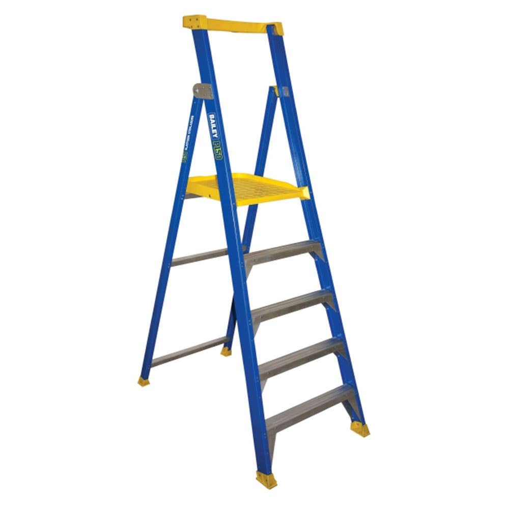 Fibreglass Platform Ladder 1.5m 150kg 206481 FS14072