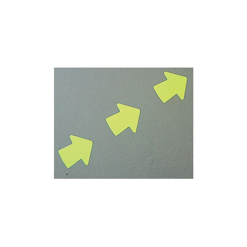 Sticker Glow In Dark Arrow 76mm Roll Of 100 219409 93275