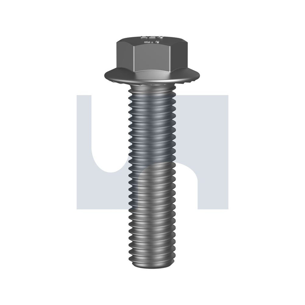 Serrated Flg Hex Bolt ZP (Rohs Compliant) Hec 1665/Cl 4.6 M20 60 - Pk 25_40090181_BF46ZCM200060