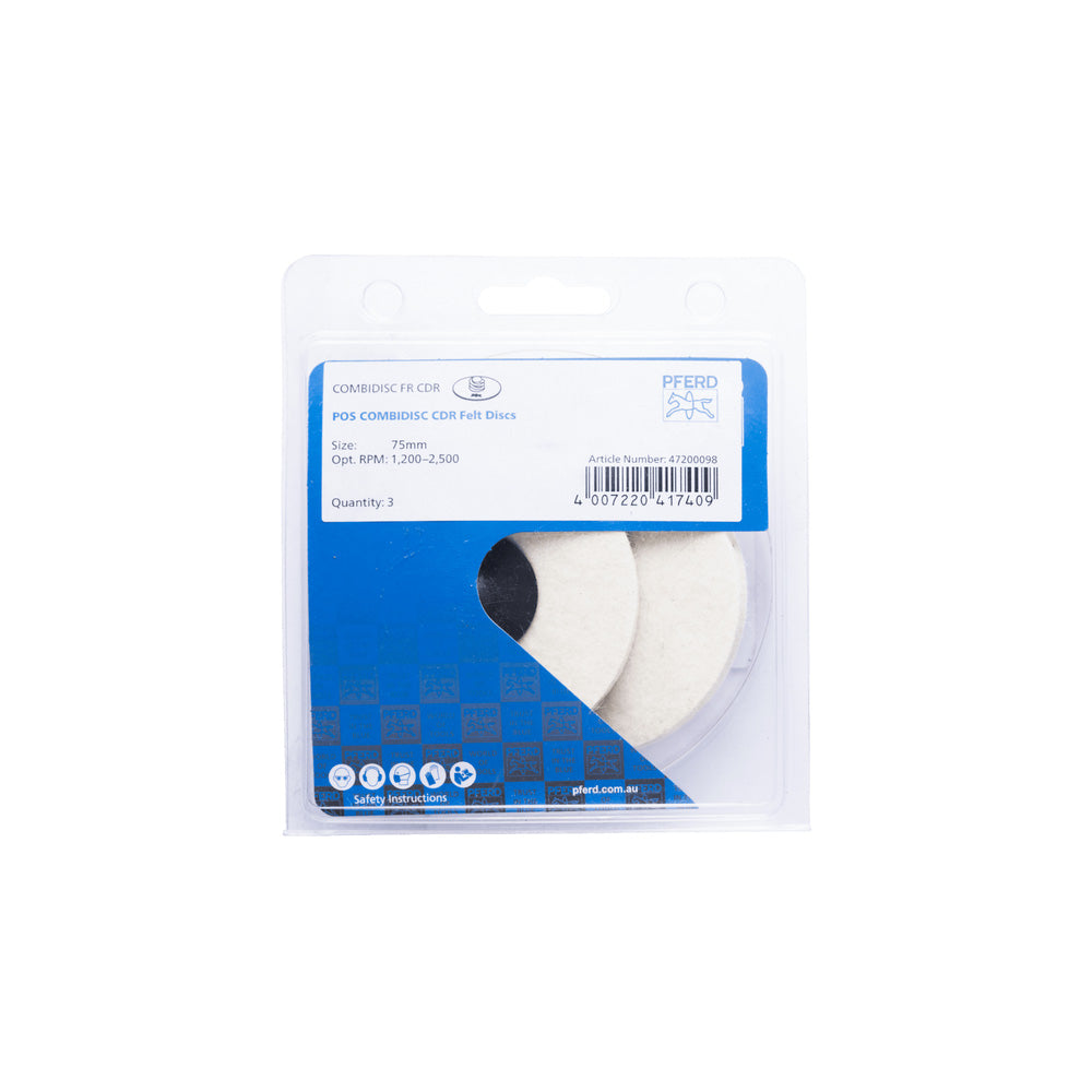 POS COMBIDISC felt discs CDR-FR 75mm for pre-polishing/high-gloss polishin_40108471_47200098