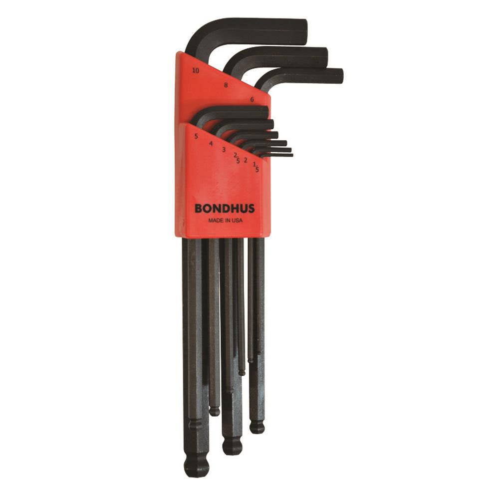 9 Piece Ball Drive Hex Key Set Metric 2321010 BD10999