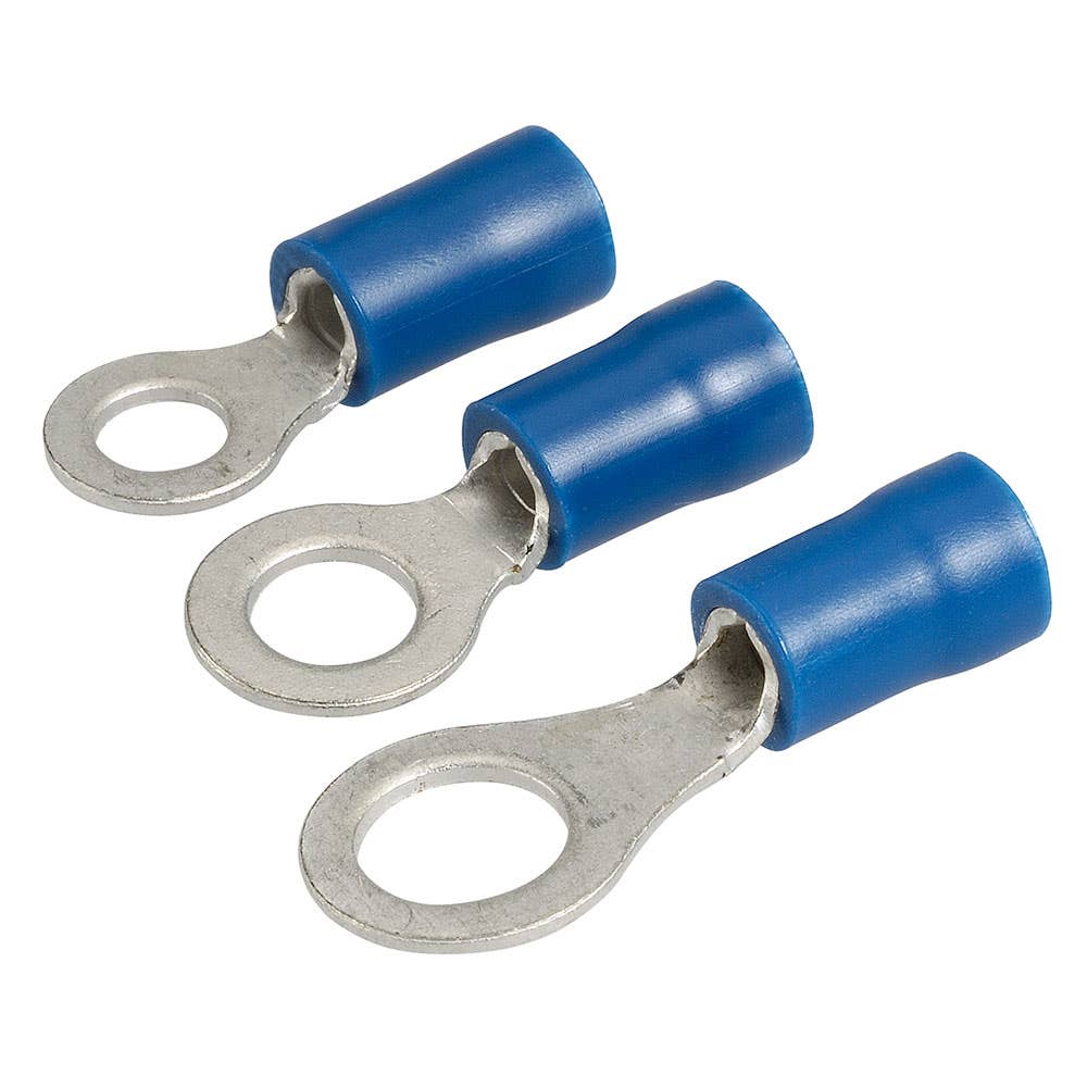 Ring Terminal Blue 4mm x 4.3mm Pk 25 Narva 232835 56076BL