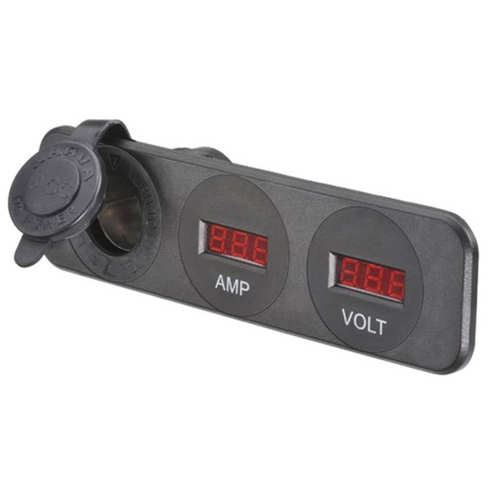 Heavy Duty Accessory Socket 12/24V Led Display 240646 81185BL