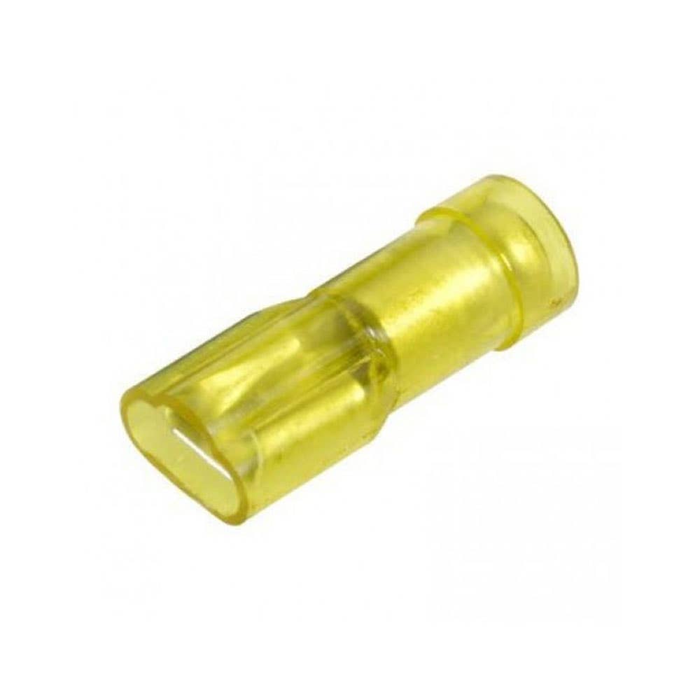 Terminal Blade Female Yellow Polycarb Insulated 5-6mm Pk 10 Narva 252157 56045BL