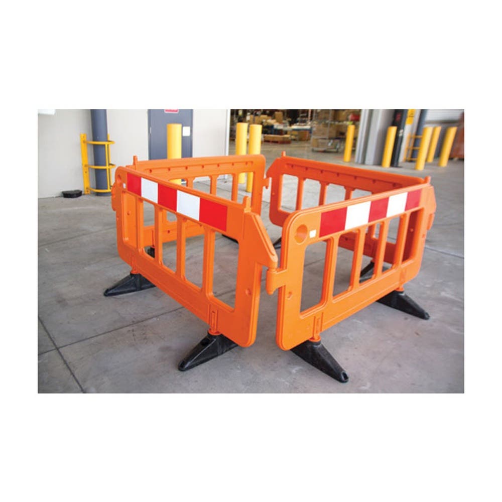 Portable Barrier Polyethylene Orange 2mtr(L) X 1mtr(H) 259753 861374