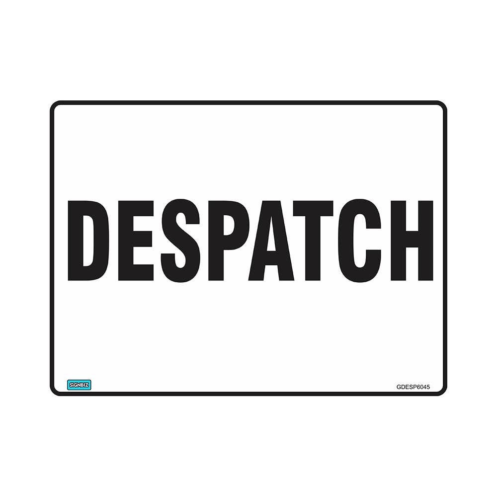 Sign DESPATCH 900 x 600mm Metal_276170_GDESP9060M