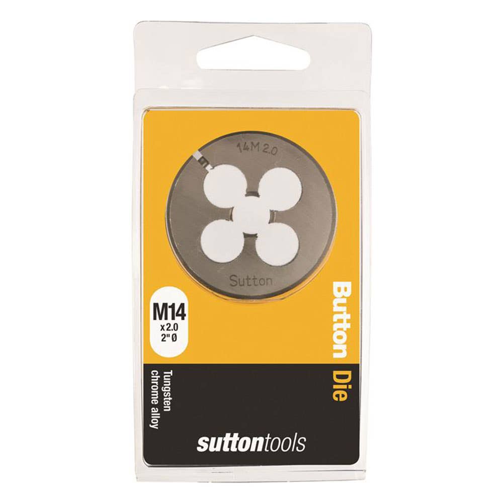 Die Button 2'' OD Carbon Steel ISO Coarse 14mm x 2.0P 2826033 M4021400