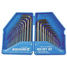 Key Allen Set AF/Metric Kincrome 30 Piece 80502576 HKW30